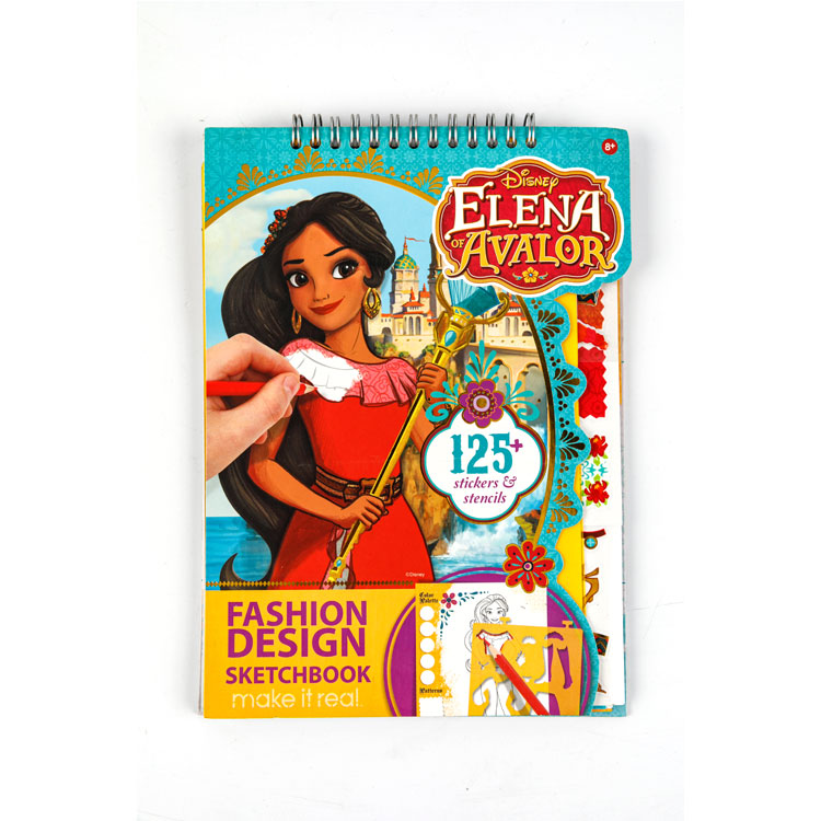 Sketch Book-Top Spirál Book Magic Girl